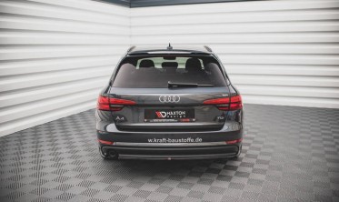 Тюнінгова накладка заднього бампера Audi A4 B9 avant фото