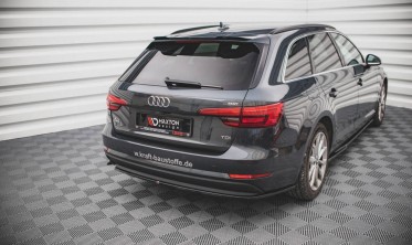 Тюнінгова накладка заднього бампера Audi A4 B9 avant фото