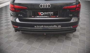 Тюнінгова накладка заднього бампера Audi A4 B9 avant фото