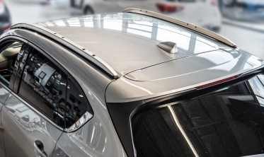 серебряные рейлинги на крышу MAZDA CX-5 II фото