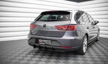 Центральная накладка заднего бампера Street pro Seat Leon FR MK3 Sportstourer фото