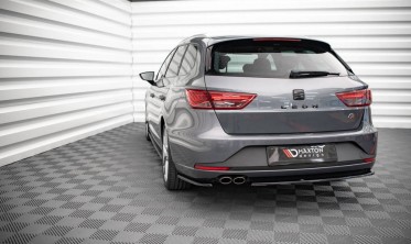 Тюнинг накладка заднего бампера Seat Leon FR MK3 Sportstourer вер. 1 фото