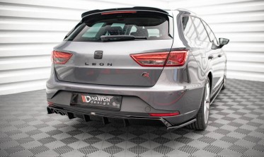 Тюнинговый диффузор заднего бампера Seat Leon FR MK3 Sportstourer фото