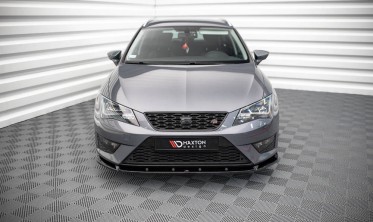 Тюнинговый диффузор переднего бампера Seat Leon FR / Cupra MK3 вер. 1 фото