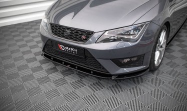 Тюнинговый диффузор переднего бампера Seat Leon FR / Cupra MK3 вер. 1 фото