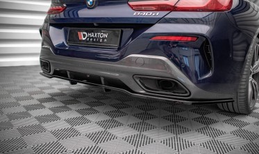 Тюнінгова накладка (юбка) під задній бампер BMW 8 Gran Coupe M-Pack G16 фото
