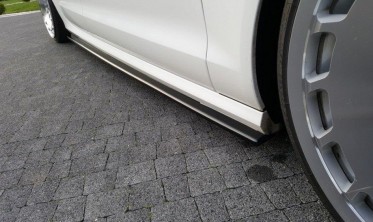 Тюнінгові накладки на пороги Audi S6/A6 S-line C7 дорестайл фото