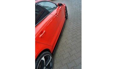Тюнинговый накладки под пороги Audi S7 / A7 S-line C7 FL фото