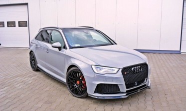Дифузор переднього бампера Audi RS3 8V Sportback верс. 1 фото