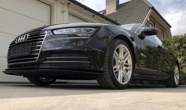 Спойлер переднего бампера Audi A7 рестайлинг фото