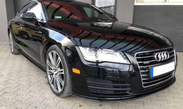 Спойлер переднього бампера Audi A7 дорестайл фото