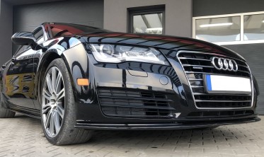 Спойлер переднього бампера Audi A7 дорестайл фото