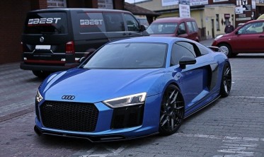 Тюнінговий дифузор переднього бампера Audi R8 II вер.2 фото