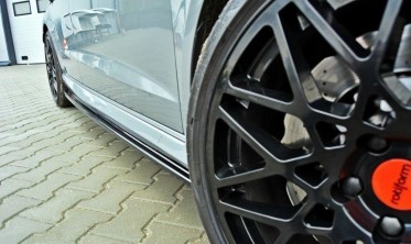 Диффузоры под боковые пороги Audi RS3 8V Sportback фото
