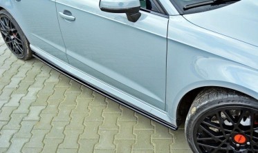 Диффузоры под боковые пороги Audi RS3 8V Sportback фото