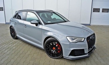 Диффузоры под боковые пороги Audi RS3 8V Sportback фото