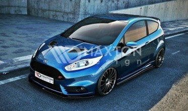 Накладка переднего бампера Ford Fiesta mk7 ST (рест.) вер. 2 фото