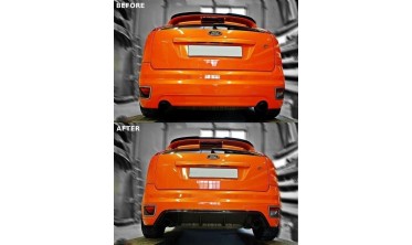Накладка на задний бампер Ford Focus ST MK2 дорест. фото