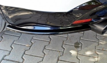Бічні тюнінг накладки заднього бампера Infiniti QX70 фото