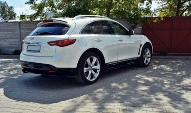 Тюнинговые диффузоры под пороги Infiniti QX70 фото