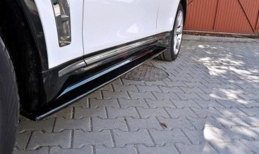 Тюнинговые диффузоры под пороги Infiniti QX70 фото