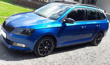 Диффузор переднего бампера Skoda Fabia III стиль Monte Carlo фото