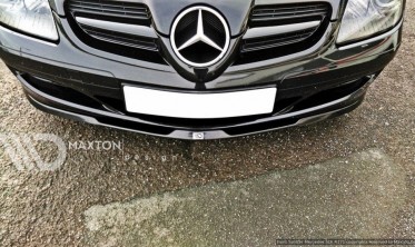 Тюнінговий дифузор переднього бампера Mercedes SLK R171 фото