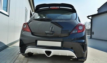 Боковые накладки на задний бампер Opel Corsa D OPC / VXR фото