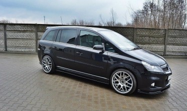 Диффузоры под боковые пороги Opel Zafira B версия OPC фото