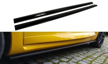 Тюнінгові дифузори під бічні пороги Renault Megane 3 RS фото