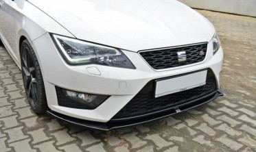 Накладка на передний бампер Seat Leon III Cupra / FR фото