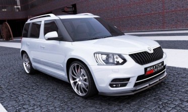 Диффузор переднего бампера Skoda Yeti City рестайл фото