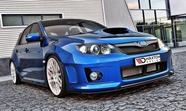 Спойлер переднього бампера Subaru Impreza WRX STI 2011-2014 фото