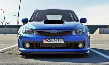 Накладка переднього бампера Subaru Impreza WRX STI 2009-2011 вер. 1 фото
