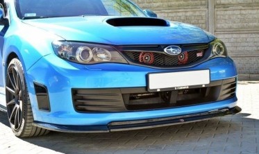 Накладка под передний бампер Subaru Impreza WRX STI вер. 2 фото