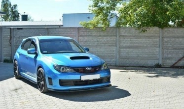 Накладка под передний бампер Subaru Impreza WRX STI вер. 2 фото