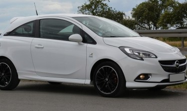 Бокові накладки переднього бампера Opel Corsa E стиль OPC фото