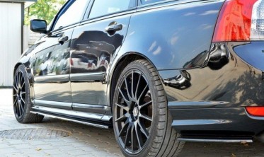 Тюнинговые диффузоры порогов Volvo V50 R-Design рестайл фото