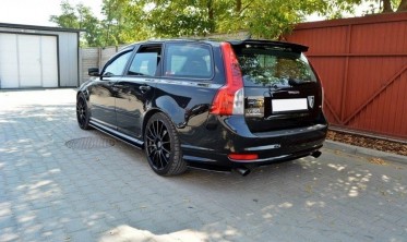 Тюнинговые диффузоры порогов Volvo V50 R-Design рестайл фото