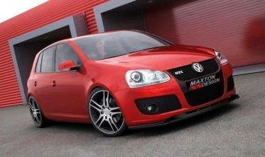 Тюнинговый диффузор переднего бампера VW Golf 5 GTi фото