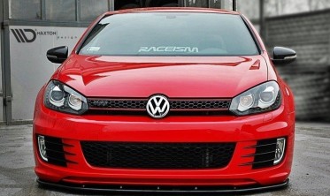 Накладка переднего бампера Volkswagen Golf 6 GTI 35TH (вер.2) фото