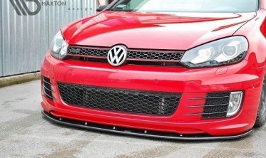 Накладка переднего бампера Volkswagen Golf 6 GTI 35TH (вер.2) фото