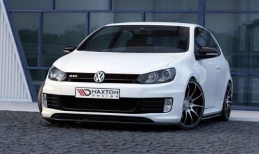 Накладка переднего бампера Volkswagen Golf 6 GTI 35TH (вер.2) фото