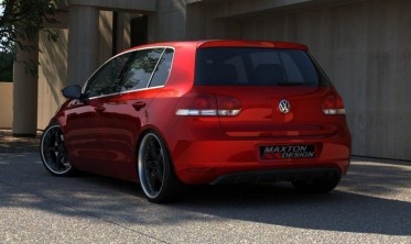 Диффузор заднего бампера VW Golf VI фото