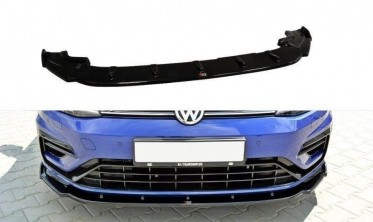 Диффузор переднего бампера VW Golf 7 версия R / R-Line FL  фото