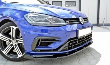 Дифузор переднього бампера VW Golf 7 версія R/R-Line FL фото
