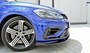Дифузор переднього бампера VW Golf 7 версія R/R-Line FL фото