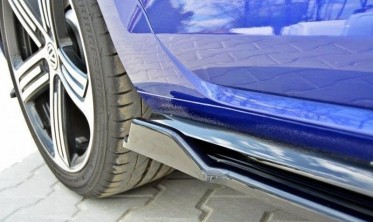 Бічні дифузори під пороги VW Golf 7 R/R-Line рестайл фото