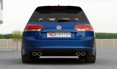 Боковые накладки (сплиттера) заднего бампера VW Golf 7 R Estate фото
