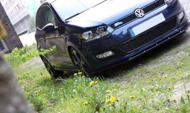 Накладка под передний бампер VW Polo 5 фото